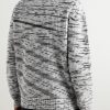Space-Dyed Merino Wool Rollneck Sweater - BK Space-Dyed Merino Wool Rollneck Sweater - BK
