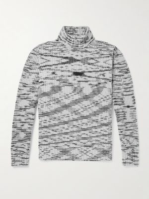 Space-Dyed Merino Wool Rollneck Sweater Space-Dyed Merino Wool Rollneck Sweater