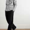 Space-Dyed Merino Wool Rollneck Sweater - OU Space-Dyed Merino Wool Rollneck Sweater - OU