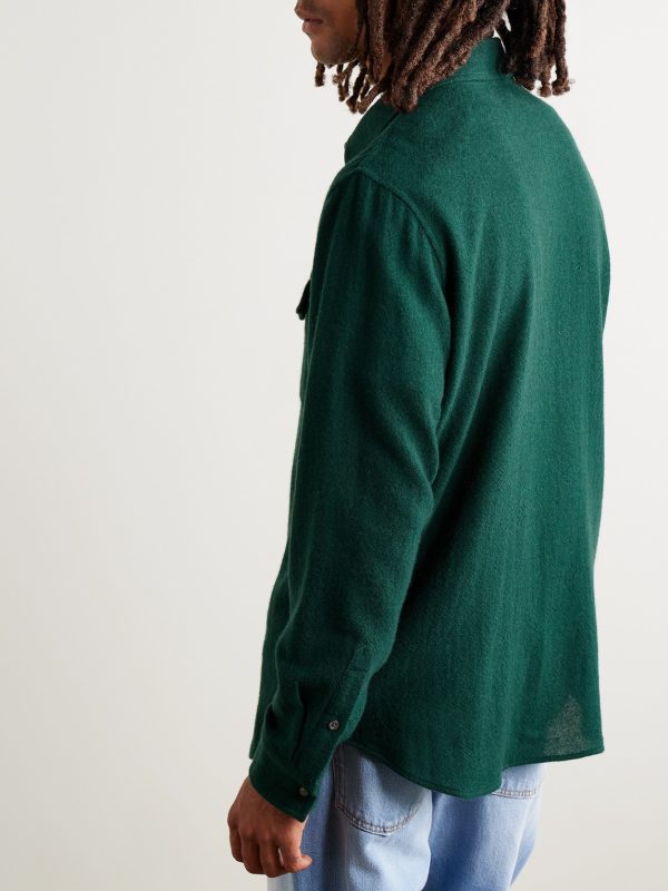 Cashmere-Gauze Shirt - BK Cashmere-Gauze Shirt - BK