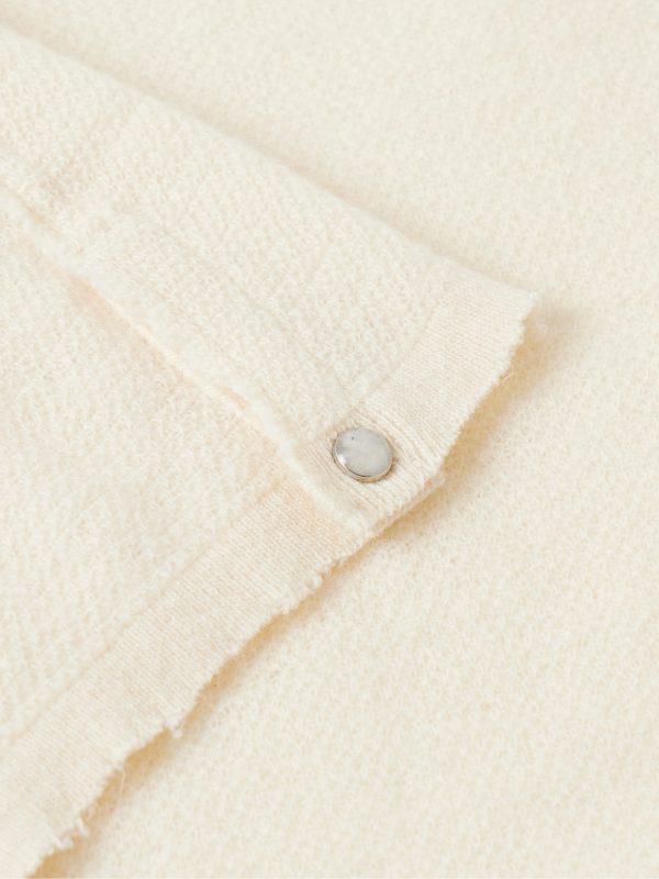 Bubble Distressed Cashmere-Gauze T-Shirt - CU Bubble Distressed Cashmere-Gauze T-Shirt - CU