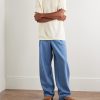 Bubble Distressed Cashmere-Gauze T-Shirt - OU Bubble Distressed Cashmere-Gauze T-Shirt - OU