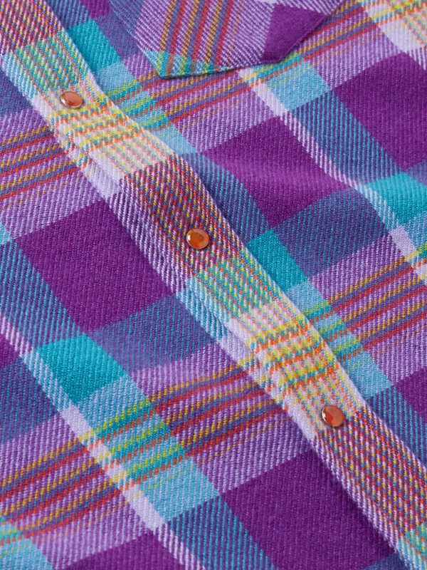 Checked Cashmere Shirt - CU Checked Cashmere Shirt - CU