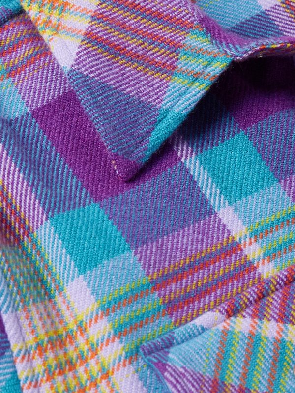 Checked Cashmere Shirt - E1 Checked Cashmere Shirt - E1