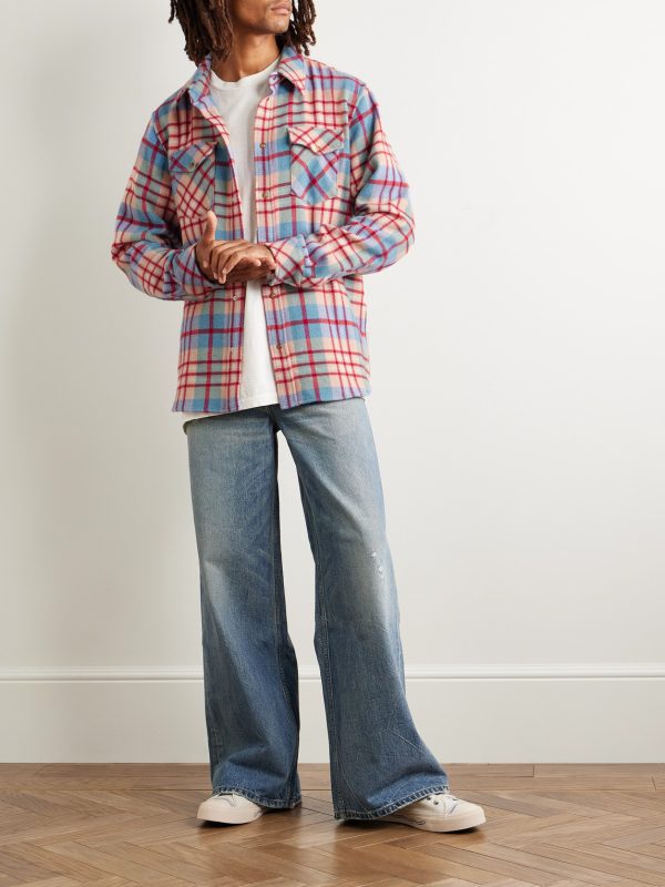 Checked Cashmere Shirt - OU