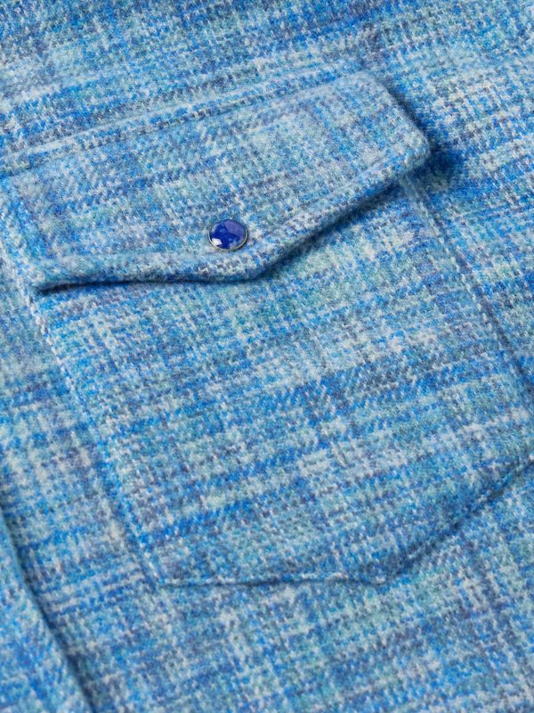 Space-Dyed Cashmere Shirt - E1 Space-Dyed Cashmere Shirt - E1