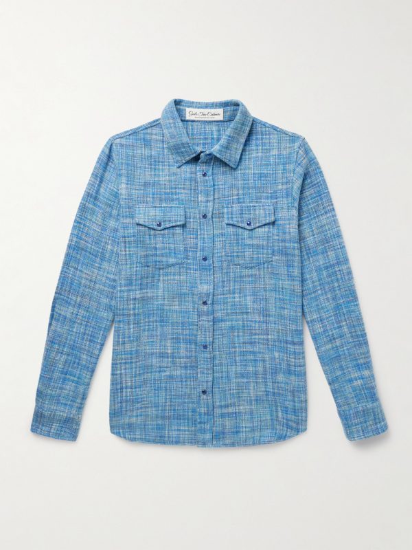 Space-Dyed Cashmere Shirt Space-Dyed Cashmere Shirt