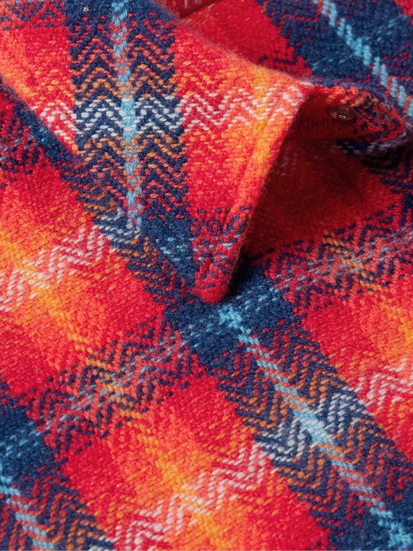 Checked Cashmere Shirt - E1 Checked Cashmere Shirt - E1