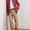 Checked Cashmere Shirt - OU Checked Cashmere Shirt - OU