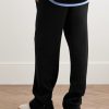 Straight-Leg Cashmere Drawstring Trousers - BK Straight-Leg Cashmere Drawstring Trousers - BK
