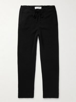 Straight-Leg Cashmere Drawstring Trousers Straight-Leg Cashmere Drawstring Trousers