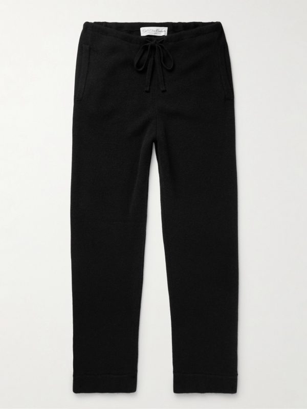 Straight-Leg Cashmere Drawstring Trousers Straight-Leg Cashmere Drawstring Trousers