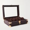 10-Piece Croc-Effect Leather Watch Box 10-Piece Croc-Effect Leather Watch Box