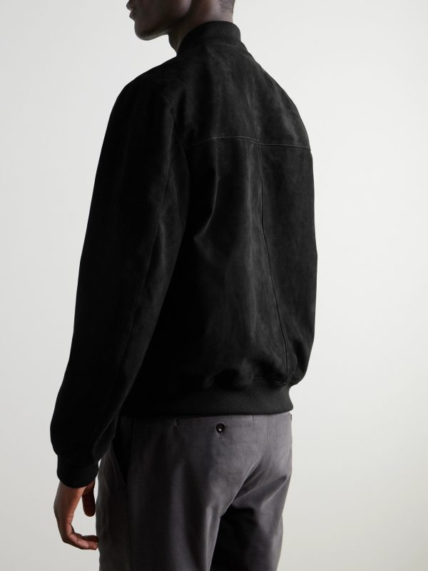 Suede Bomber Jacket - BK