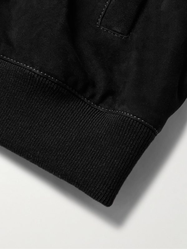 Suede Bomber Jacket - E1