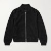Suede Bomber Jacket