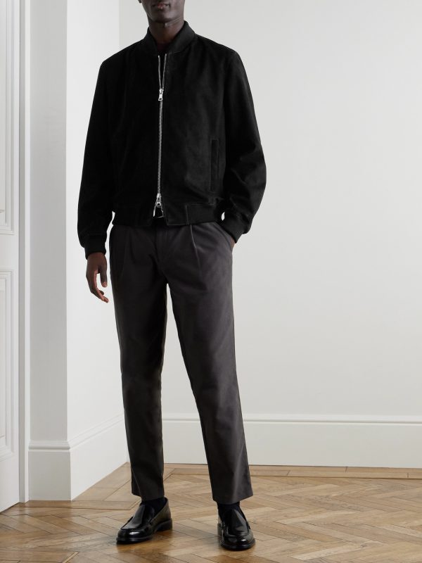 Suede Bomber Jacket - OU