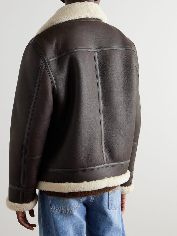 Shearling Aviator Jacket - BK Shearling Aviator Jacket - BK