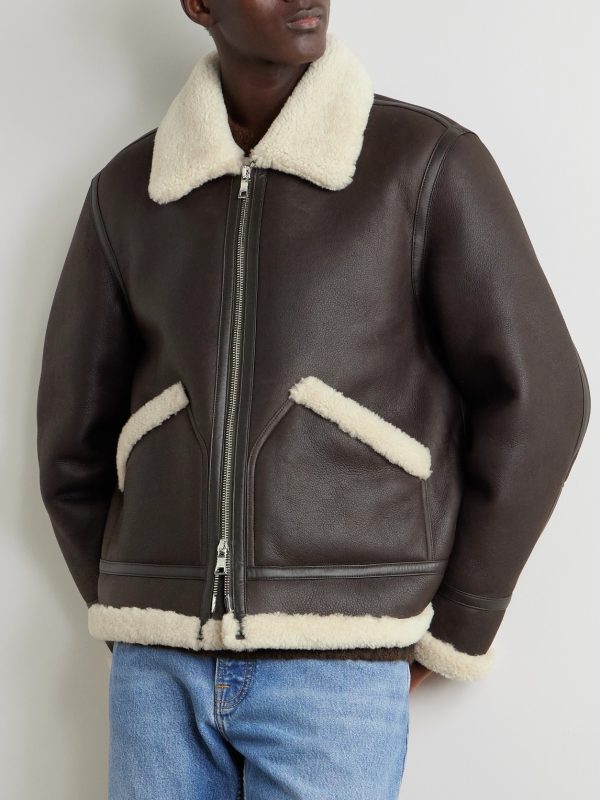 Shearling Aviator Jacket - FR Shearling Aviator Jacket - FR