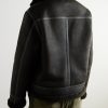 Shearling Aviator Jacket - BK Shearling Aviator Jacket - BK