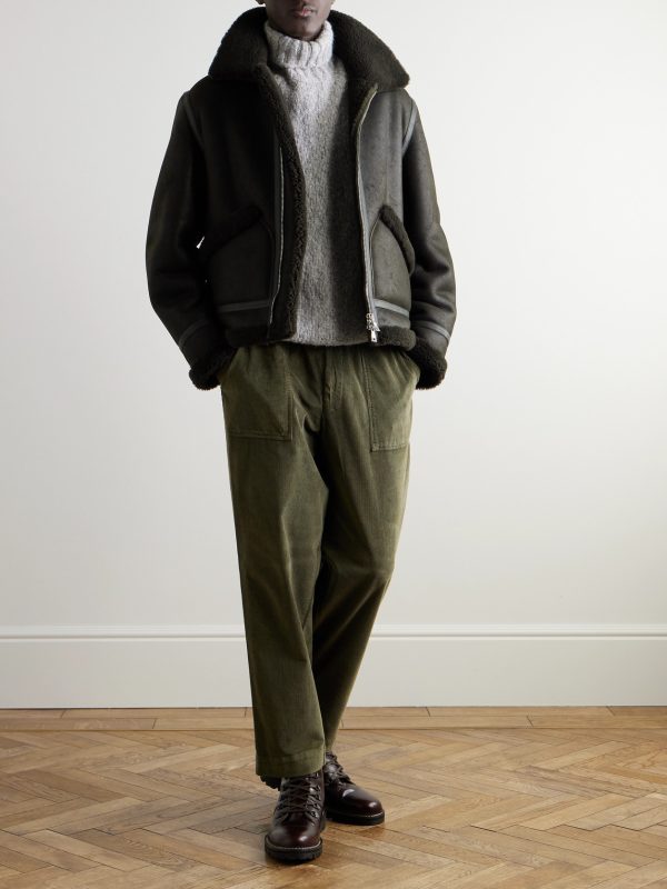 Shearling Aviator Jacket - OU Shearling Aviator Jacket - OU