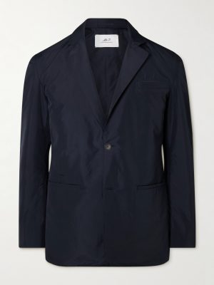 Padded Recycled-Shell Blazer