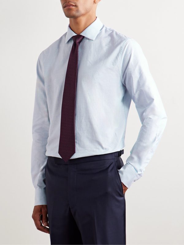 Striped Cotton Shirt - OU Striped Cotton Shirt - OU