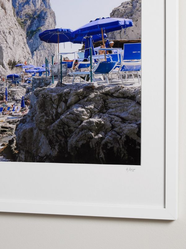 Framed 2022 Da Luigi ai Faraglioni Print, 20'' x 24'' - CU Framed 2022 Da Luigi ai Faraglioni Print, 20'' x 24'' - CU