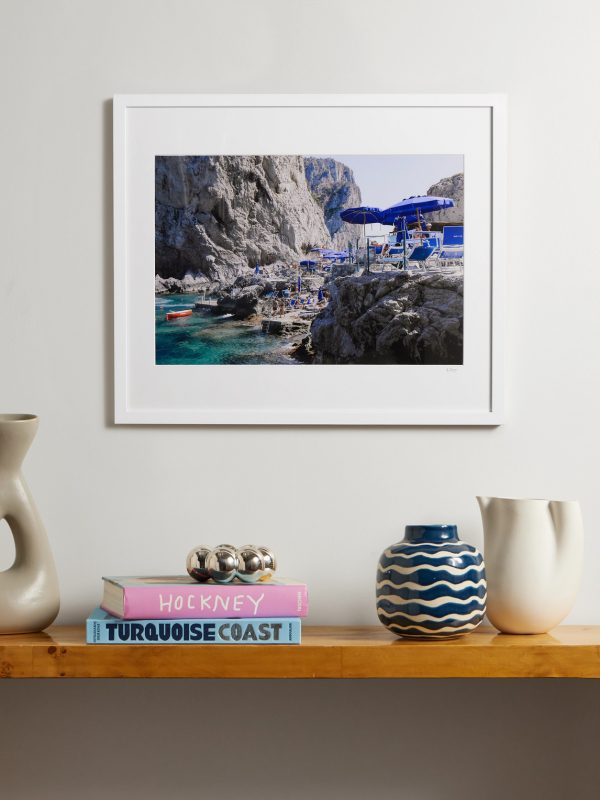 Framed 2022 Da Luigi ai Faraglioni Print, 20'' x 24'' - OU Framed 2022 Da Luigi ai Faraglioni Print, 20'' x 24'' - OU