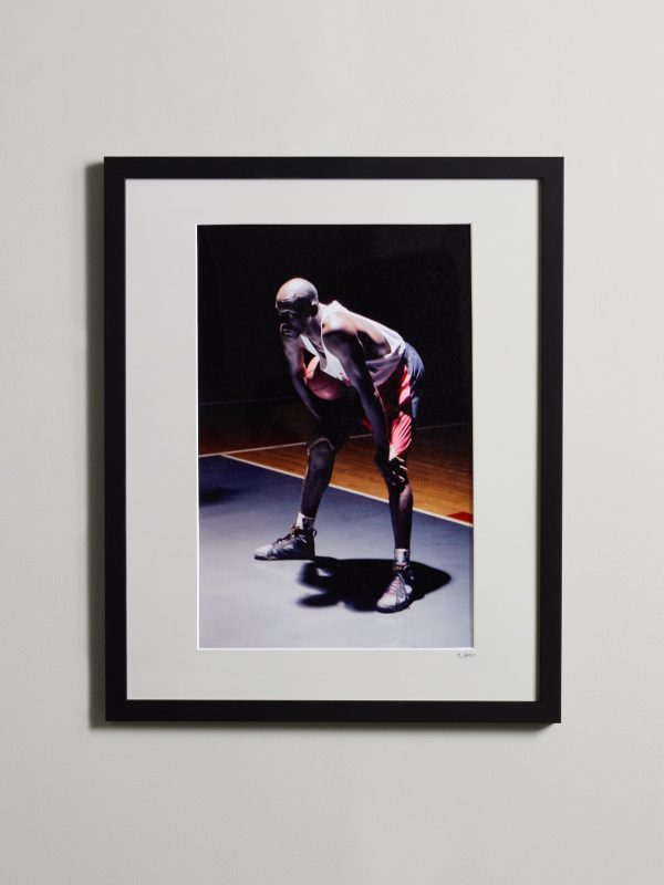 Framed 1991 Hare Jordan Print, 16" x 20"