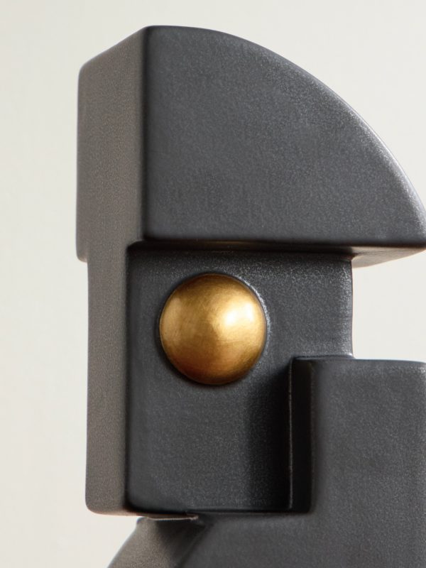 Cubisme One Gold-Plated Earthenware Bookend - CU Cubisme One Gold-Plated Earthenware Bookend - CU