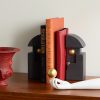Cubisme One Gold-Plated Earthenware Bookend - OU Cubisme One Gold-Plated Earthenware Bookend - OU
