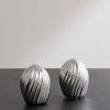 Ripple Spice Jewels Platinum-Plated Salt and Pepper Shakers Ripple Spice Jewels Platinum-Plated Salt and Pepper Shakers