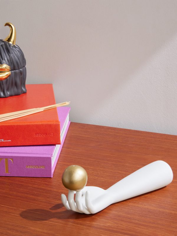 Atlas Gold-Plated Porcelain Incense Burner - OU