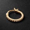 Luna Spectra Small 14-Karat Gold Diamond Single Hoop Earring Luna Spectra Small 14-Karat Gold Diamond Single Hoop Earring