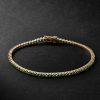 Spectra 14-Karat Gold Emerald Tennis Bracelet Spectra 14-Karat Gold Emerald Tennis Bracelet
