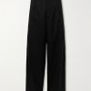 Boiler Room Wide-Leg Pleated Virgin Wool-Gabardine Trousers Boiler Room Wide-Leg Pleated Virgin Wool-Gabardine Trousers