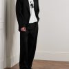 Boiler Room Wide-Leg Pleated Virgin Wool-Gabardine Trousers - OU Boiler Room Wide-Leg Pleated Virgin Wool-Gabardine Trousers - OU