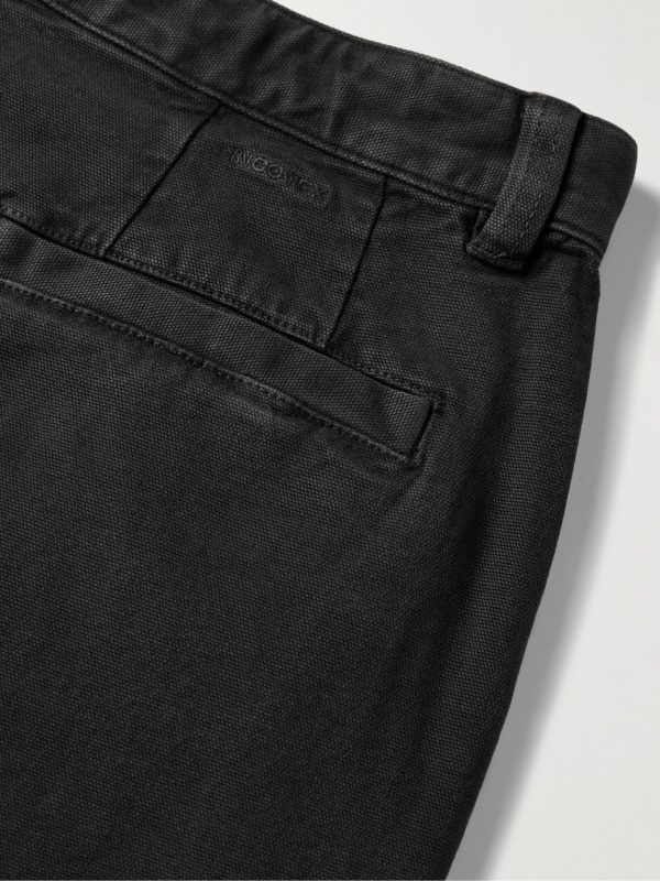 Tapered Cotton-Blend Canvas Trousers - CU