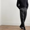 Tapered Cotton-Blend Canvas Trousers - OU