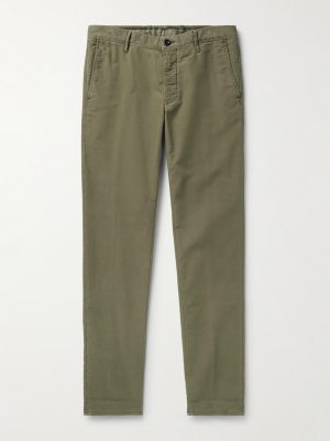 Slim-Fit Tricochino Trousers Slim-Fit Tricochino Trousers