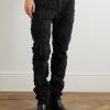 Collage 5001 Slim-Fit Frayed Patchwork Jeans - FR Collage 5001 Slim-Fit Frayed Patchwork Jeans - FR
