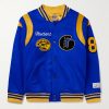 Logo-Embroidered Appliquéd Leather-Trimmed Wool-Blend Felt Varsity Jacket