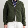 Logo-Embroidered Wool-Blend Bouclé Jacket - FR Logo-Embroidered Wool-Blend Bouclé Jacket - FR