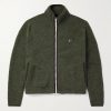 Logo-Embroidered Wool-Blend Bouclé Jacket Logo-Embroidered Wool-Blend Bouclé Jacket