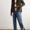 Convertible-Collar Cotton-Corduroy Shirt - OU Convertible-Collar Cotton-Corduroy Shirt - OU