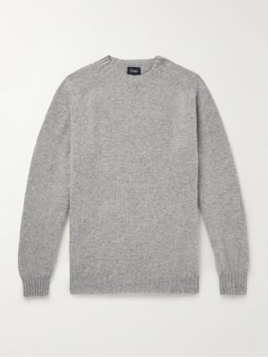 Brushed Virgin Shetland Wool Sweater