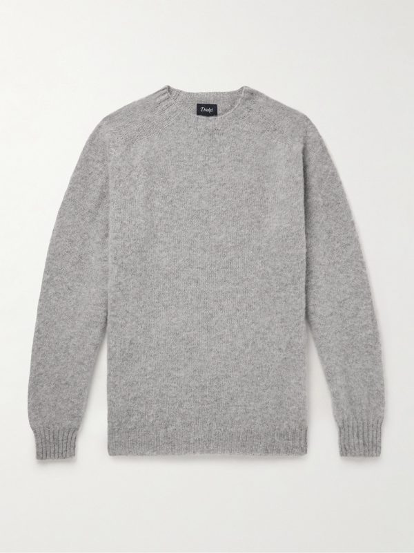 Brushed Virgin Shetland Wool Sweater Brushed Virgin Shetland Wool Sweater