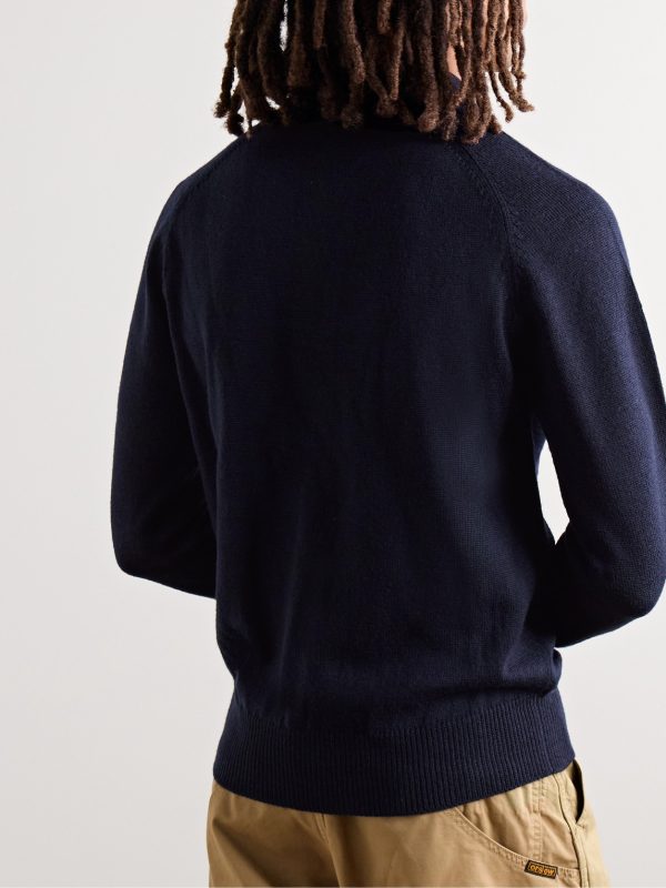 Merino Wool Polo Shirt - BK Merino Wool Polo Shirt - BK