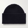 Ribbed Wool Beanie